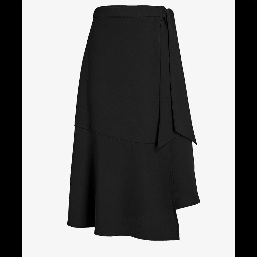 Express high waisted wrap skirt